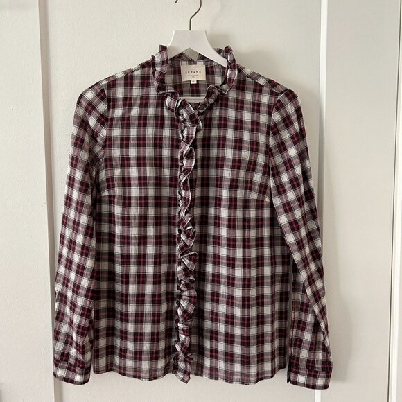 Sezane Cotton Solange Shirt Blouse - Picture 2 of 10